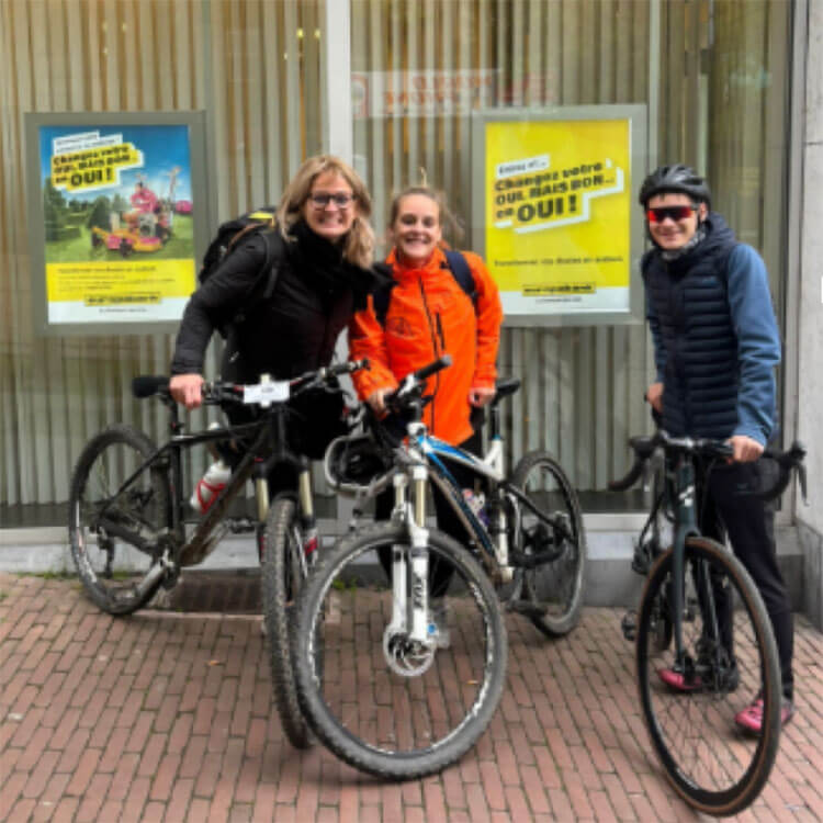 Fiets naar het werk