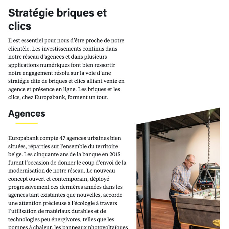 Stratégie briques et clics